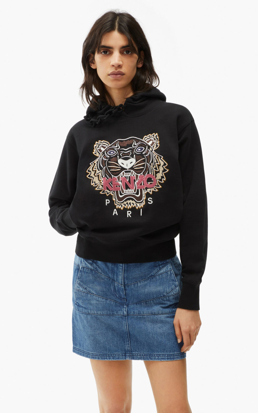 Moletom Kenzo Tiger Feminino - Pretas | 608MZTJOF